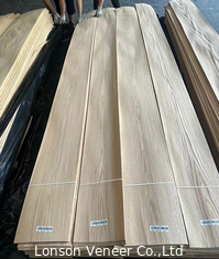 বেধ 0.5mm রেড ওক ভিনিয়ার আসবাবপত্র প্যানেল AAA 250.000 SQM স্টক