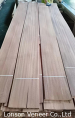 1 এমএম আসবাব Sapele কাঠের ফিনিসার Sapelli ফ্ল্যাট কাট প্যানেল AA গ্রেড