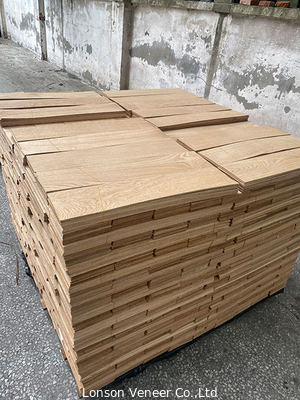 পুরু 0.45-1.2MM দৈর্ঘ্য 60cm ওক উড ফ্লোরিং ব্যহ্যাবরণ মিশ্রিত A/B/C/D
