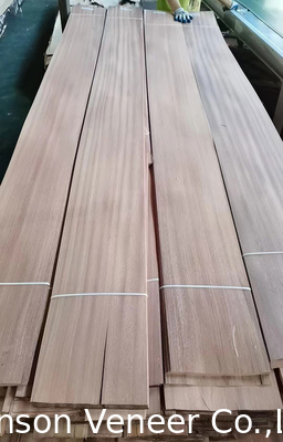 1 এমএম আসবাব Sapele কাঠের ফিনিসার Sapelli ফ্ল্যাট কাট প্যানেল AA গ্রেড