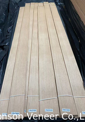 প্রাকৃতিক রেড ওক প্যানেল ভিনিয়ার 0.5mm বেধ AA+ গ্রেড সবসময় স্টক
