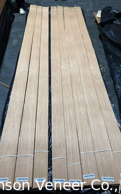 প্রাকৃতিক রেড ওক প্যানেল ভিনিয়ার 0.5mm বেধ AA+ গ্রেড সবসময় স্টক